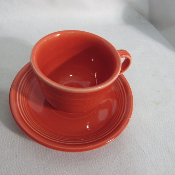 FIESTAWARE TEA CUP AND SAUCER - Picture 6 of 7